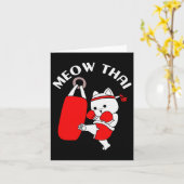 Carte Muay Thai Cat Meow Thai (Fleur jaune)