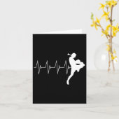Carte Muay Thai Heartbeat Thai Boxe (Fleur jaune)