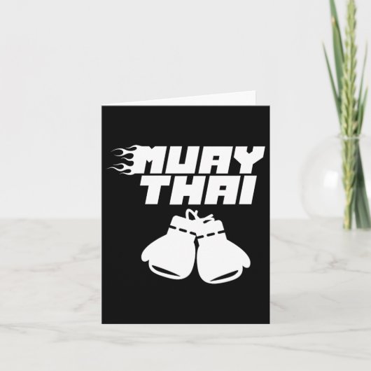Carte Muay Thai Martial Arts Fighter Hob (Devant)