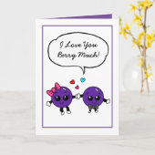 Carte Muffin Comparé à toi, Love you Berry Beaucoup de c (Fleur jaune)