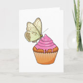 Carte Muffin Papillon (Devant)
