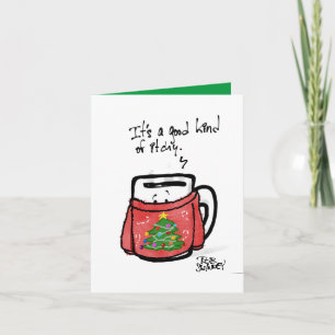 Carte Mug de café HTC dans un pull de Noël