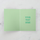 Carte Mug de thé vert avec citation Tea-rific (Intérieur)