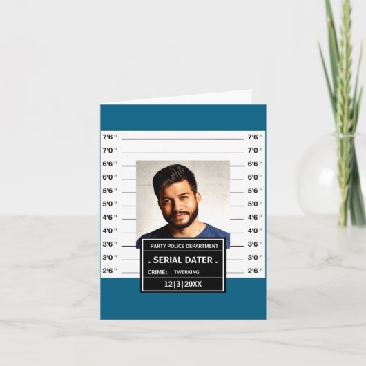 Carte Mugshot Drôle Ster (Devant)