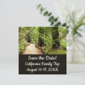 Carte Muir Woods Path II Nature Sauver la date (Debout devant)