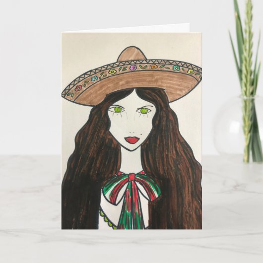 Carte Mujer latina (Devant)