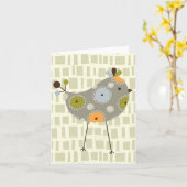 Carte Multi bird (Fleur jaune)