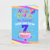 Carte Multi Color Editable Unisex Joyeux anniversaire |  (Devant)