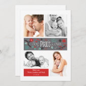 Carte multi de vacances de photo de bannière (Devant / Derrière)