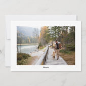 Carte Multi-Photo Quatre Écriture Manuscrite Minim (Dos)