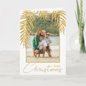 Carte Multi Photo Tropical Christmas Holiday Card (Devant)