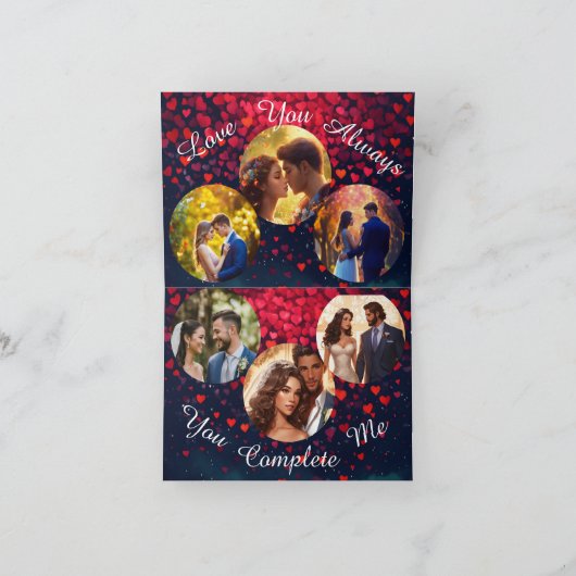 Carte Multi Photo Valentine's Day (Intérieur)