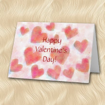 Carte multiple de Valentine de coeurs