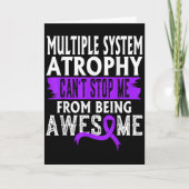Carte Multiple System Atrophy Msa Awareness Can't Stop M (Devant)