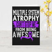 Carte Multiple System Atrophy Msa Awareness Can't Stop M (Fleur jaune)