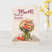 Carte Mum Thanks for Everything Card (Fleur jaune)