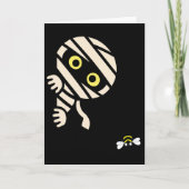 Carte Mummy Bee Halloween Card (Devant)