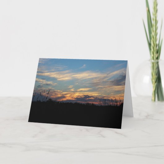 Carte Mur de silhouette de la nature (Devant)