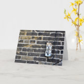 Carte Mur de ville Gritty avec boîte électrique et fils (Fleur jaune)