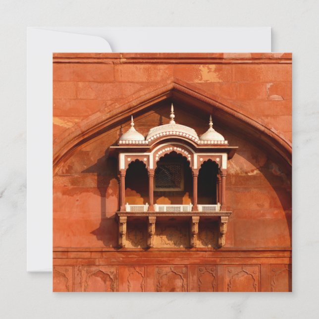 Carte Mur du temple indien (Devant)