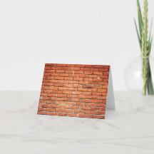 Mur en brique rouge orange