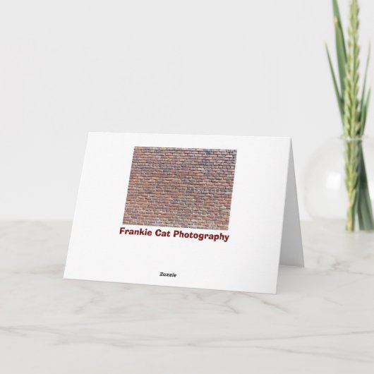 Carte Mur en briques (Dos)