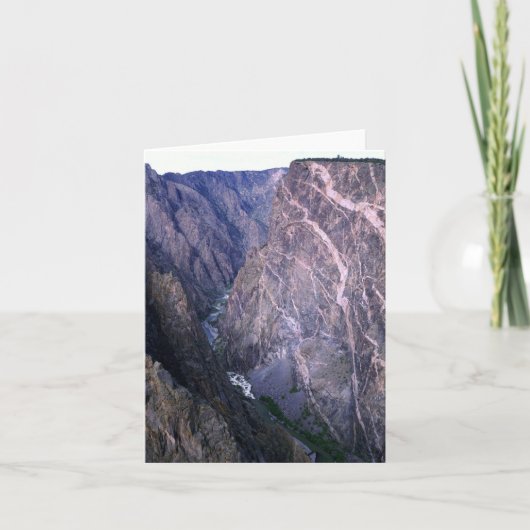 Carte Mur peint, Canyon Noir de la Gunnison (Devant)