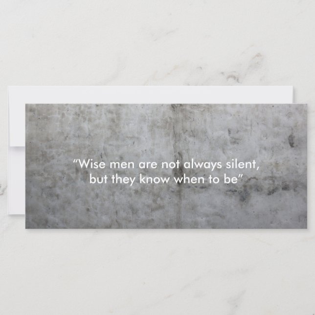 Carte Mur silencieux (Devant)