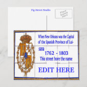 Carte murale de la Nouvelle-Orléans en mosaïque es (Devant / Derrière)