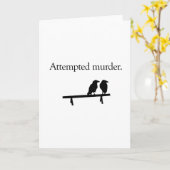 Carte Murder (Fleur jaune)