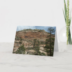 Carte Murs de roche usés dans le parc national de Zion