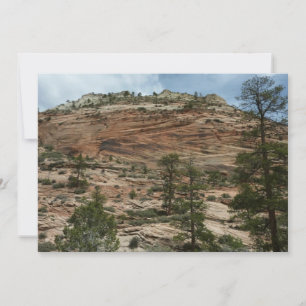 Carte Murs de roche usés dans le parc national de Zion