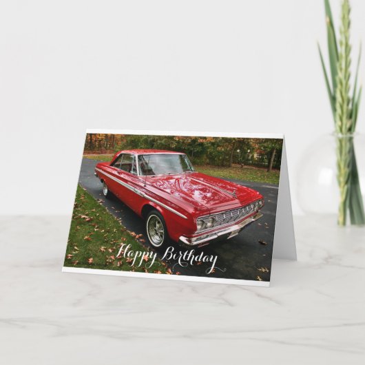 Carte Muscle Car Merchandises (Devant)
