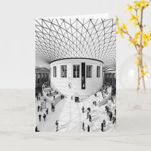 CARTE MUSÉE BRITANNIQUE, LONDRES, RU (Fleur jaune)