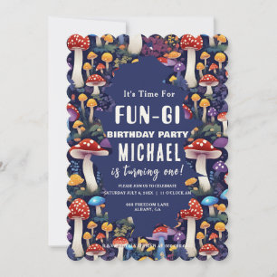 Carte Mushroom Fun-gi personnalisée, Mushroom Pun 