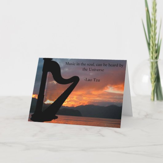 Carte Music in Soul Greeting Card (Devant)