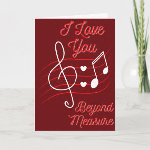 Carte Music Lover Funny Valentine Card