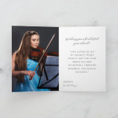 Carte Music Theme Belated Birthday Card – Violin (Intérieur)