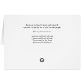 Carte musicale de joyeux anniversaire aux lapins (Dos Horizontal)