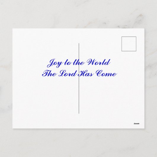 Carte musicale de Noël (Dos)