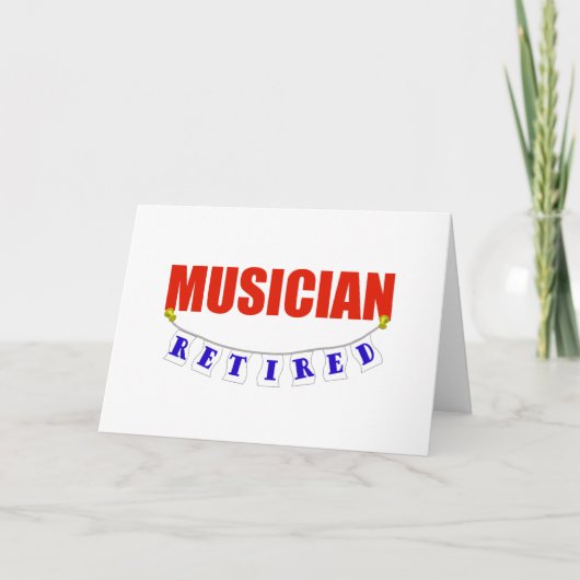CARTE MUSICIEN RETRAITÉ (Devant)