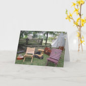 Carte musicienne "Les amis qui jouent ensemble" (Fleur jaune)