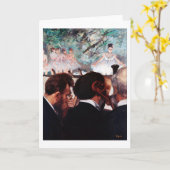 Carte Musiciens d'orchestre, Edgar Degas (Fleur jaune)