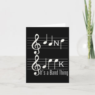 Carte Musiciens Musique Geek Notes Orthographe Drôle T S