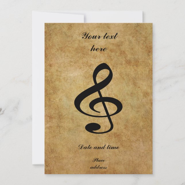Carte Musique (Devant)