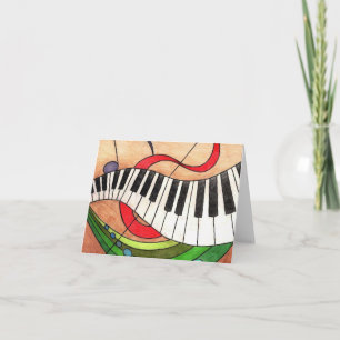 Carte Musique colorée
