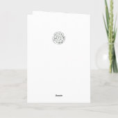 Carte Musique de Joyeux Anniversaire Note Clé de Sol Ros (Dos)