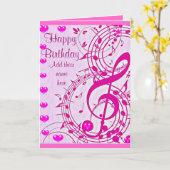 Carte Musique de love_ (Fleur jaune)