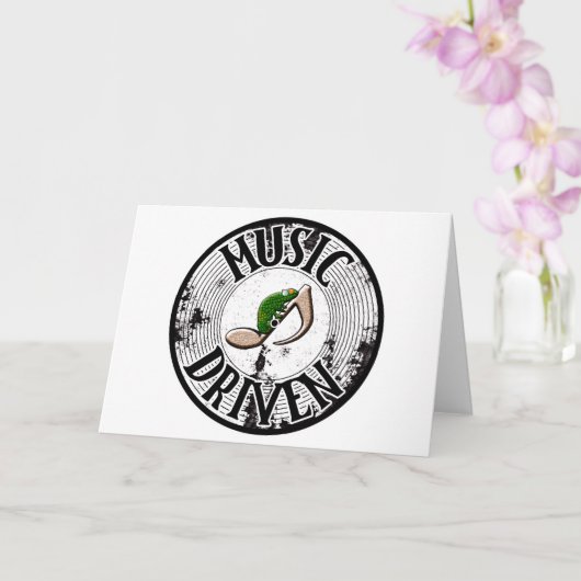 Carte Musique entraînée (Orchidée)