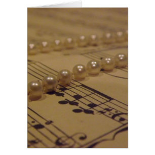 Carte Musique Et Perles